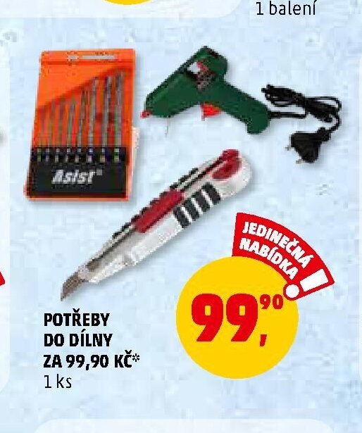 POTŘEBY DO DÍLNY