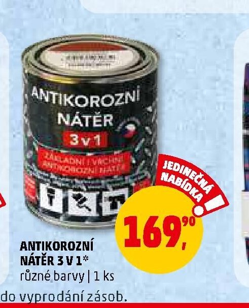 ANTIKOROZNÍ NÁTĚR 3 V 1