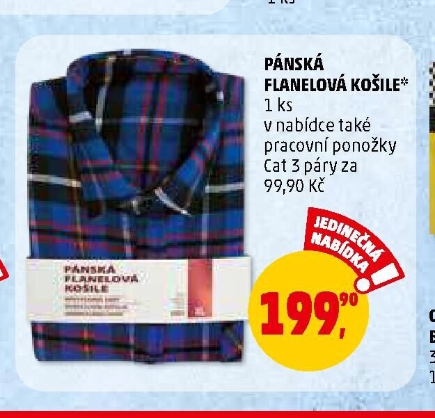 PÁNSKÁ FLANELOVÁ KOŠILE