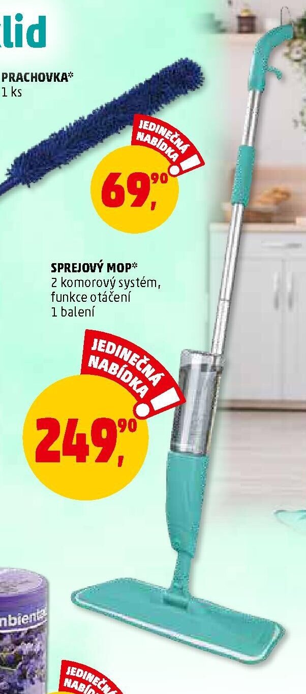 Sprejový mop