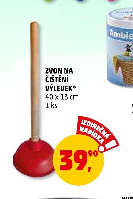 Zvon na čištění výlevek