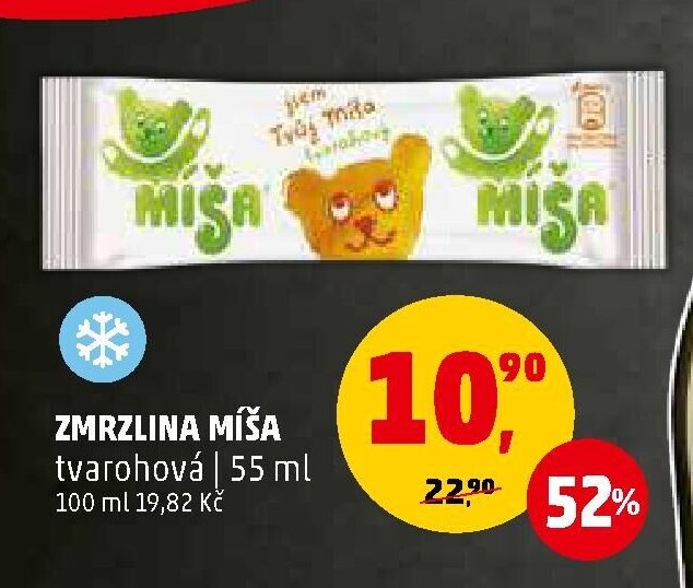ZMRZLINA MÍŠA tvarohová