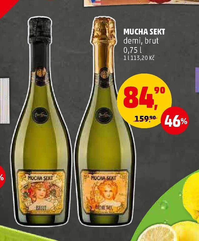 MUCHA SEKT demi, brut