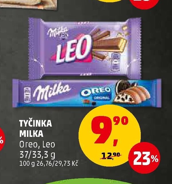 TYČINKA MILKA Oreo, Leo