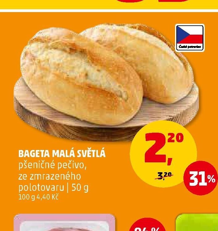 BAGETA MALÁ SVĚTLÁ
