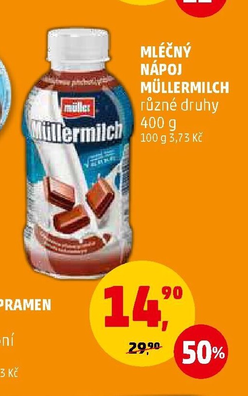 Mléčný nápoj MÜLLERMILCH