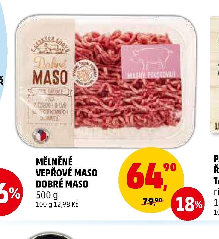 MĚLNĚNÉ VEPŘOVÉ MASO DOBRÉ MASO