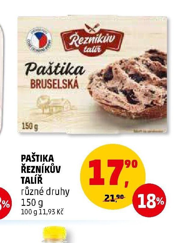 PAŠTIKA ŘEZNÍKŮV TALÍŘ
