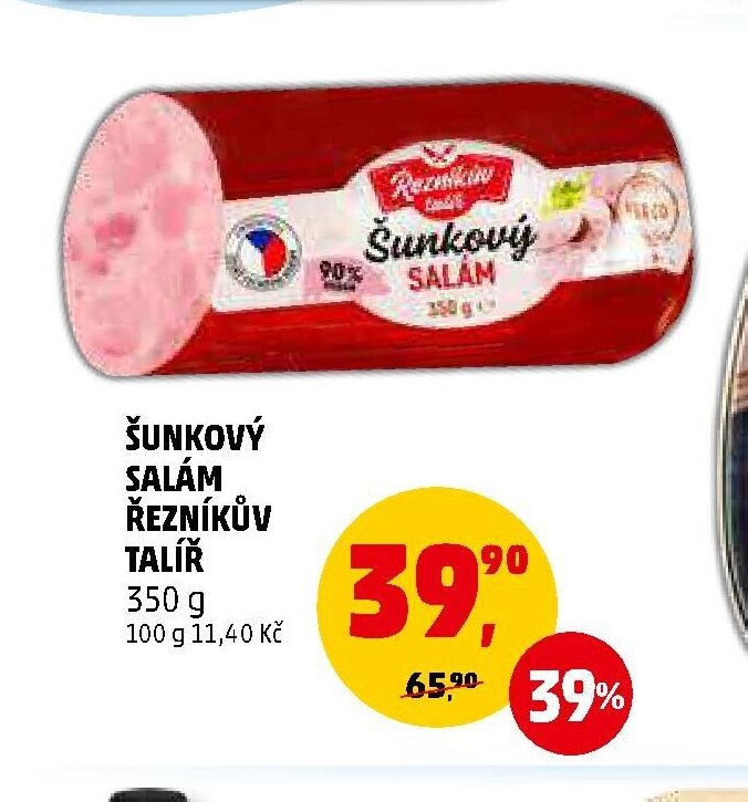 ŠUNKOVÝ SALÁM ŘEZNÍKŮV TALÍŘ