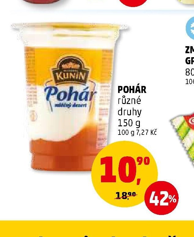 POHÁR KUNIN
