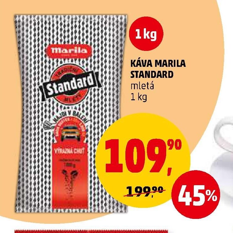 KÁVA MARILA STANDARD mletá 1 kg