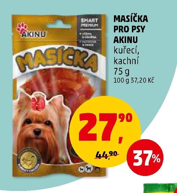 MASÍČKA PRO PSY AKINU kuřecí, kachní 75 g