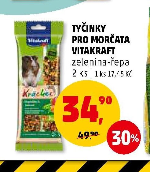 TYČINKY PRO MORČATA VITAKRAFT zelenina-řepa 2 ks
