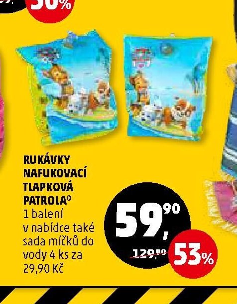 RUKÁVKY NAFUKOVACÍ TLAPKOVÁ PATROLA 1 balení