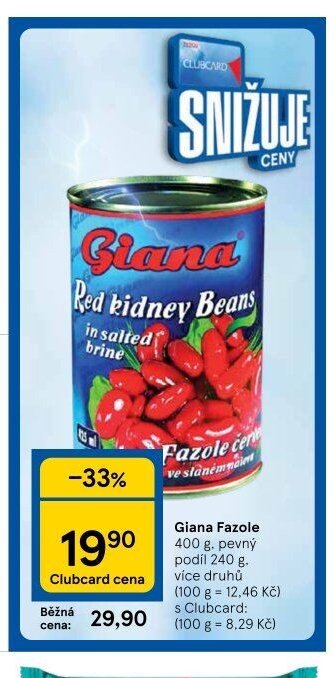 Giana Fazole 400 g