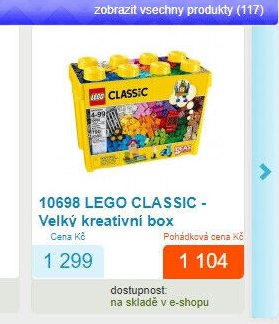 10698 LEGO CLASSIC - Velký kreativní box