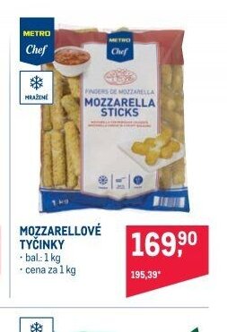 Mozzarellové tyčinky