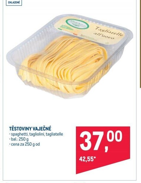 TĚSTOVINY VAJEČNÉ