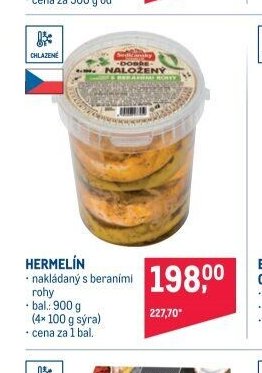 HERMELÍN nakládaný s beraními rohy