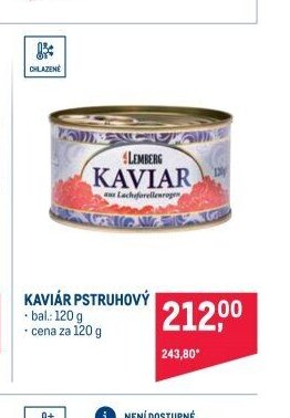 KAVIÁR PSTRUHOVÝ