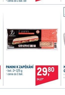 PANINI K ZAPÉKÁNÍ