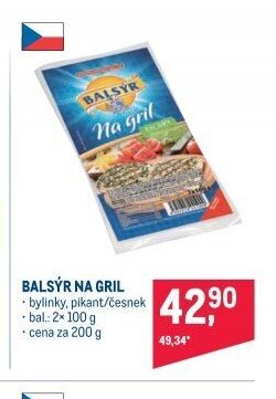 Balsýr na gril