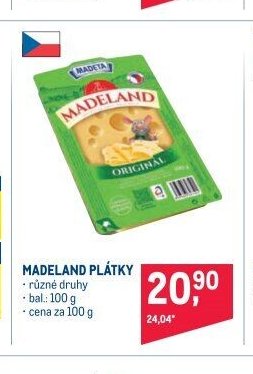 Madeland plátky