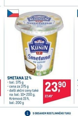 SMETANA 12 %