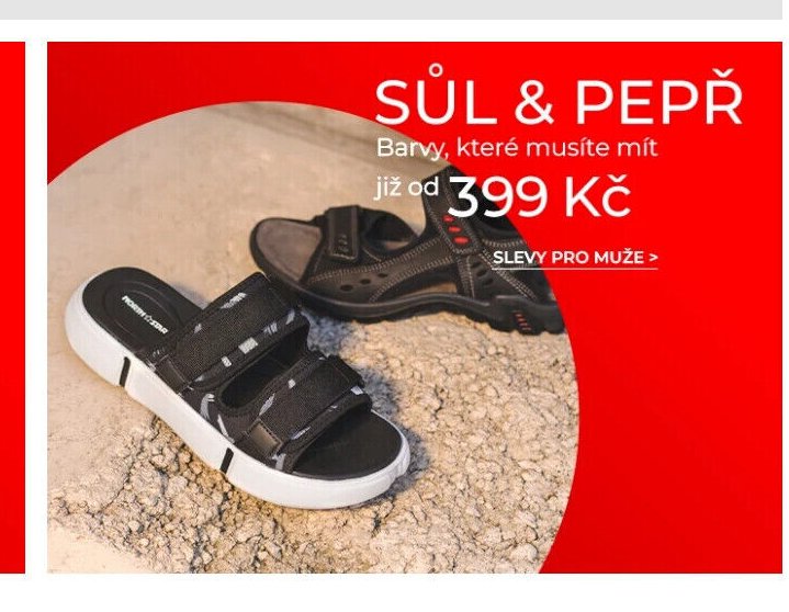 Sůl & Pepř pánské sandály