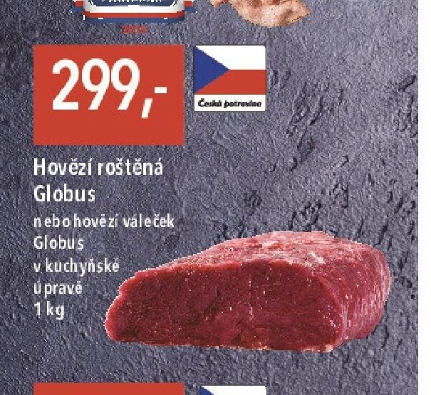 Hovězí roštěná Globus