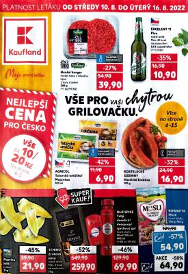 akční leták Kaufland 10.8.2022-16.8.2022