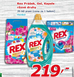 Prací prášek Rex