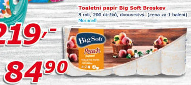 Toaletní papír 2vrstvý Big Soft