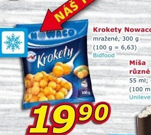 Krokety mražené Nowaco
