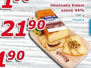 Sýr Eidam uzený 44% Jihočeský Madeta
