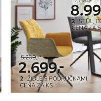 2. Židle s područkami