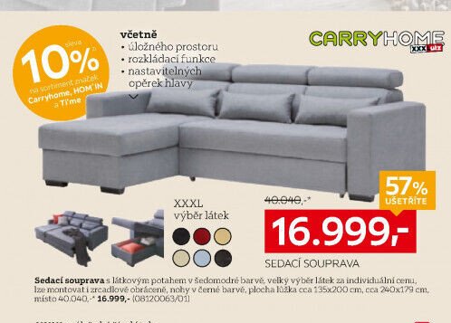 CARRYHOME Sedací souprava