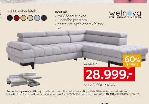 welnova Sedací souprava