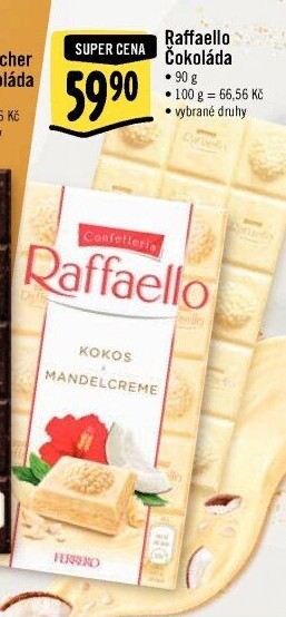 Čokoláda Raffaello Ferrero