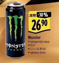 Energetický nápoj Monster Energy