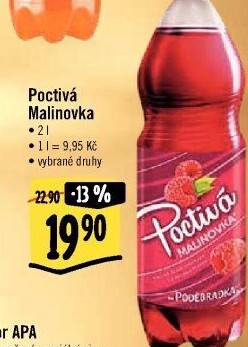 Limonáda Poctivá Poděbradka