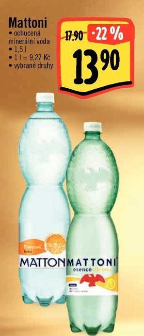 Ochucená voda Mattoni