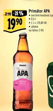 Pivo speciální APAPrimátor