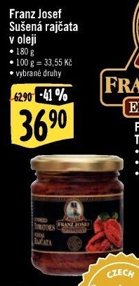 Sušená rajčata v oleji Exclusive Franz Josef Kaiser