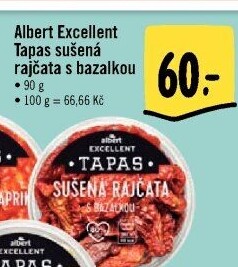 Tapas sušená rajčata Albert Excellent