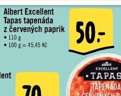 Tapas Tapenáda z červených paprik Albert Excellent