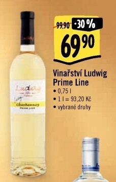 Vína Prime Line Vinařství Ludwig