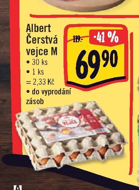 Albert Čerstvá vejce M