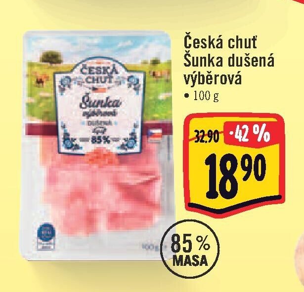 Česká chuť Šunka dušená výběrová