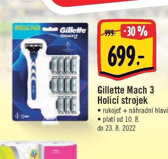 Gillette Mach 3 Holicí strojek